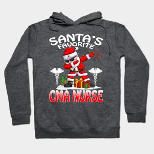 Santas Favorite Cma Nurse Christmas T Shirt Hoodie